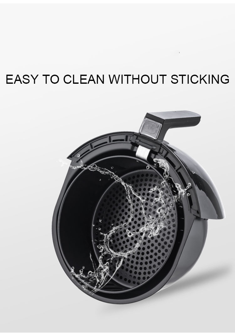 No Oil Electric 5.5L Mini Deep Digital Smart Air Fryer