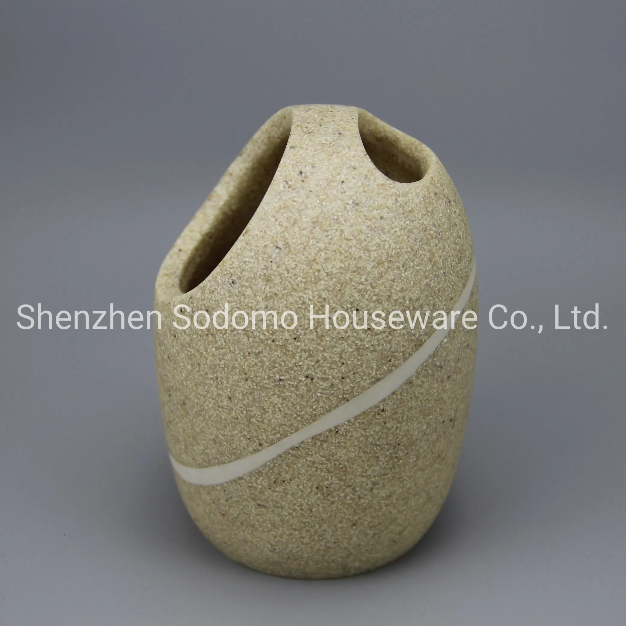 Hotel Decoration Resin Bathroom Toothbrush Holder (BP0102-YS)