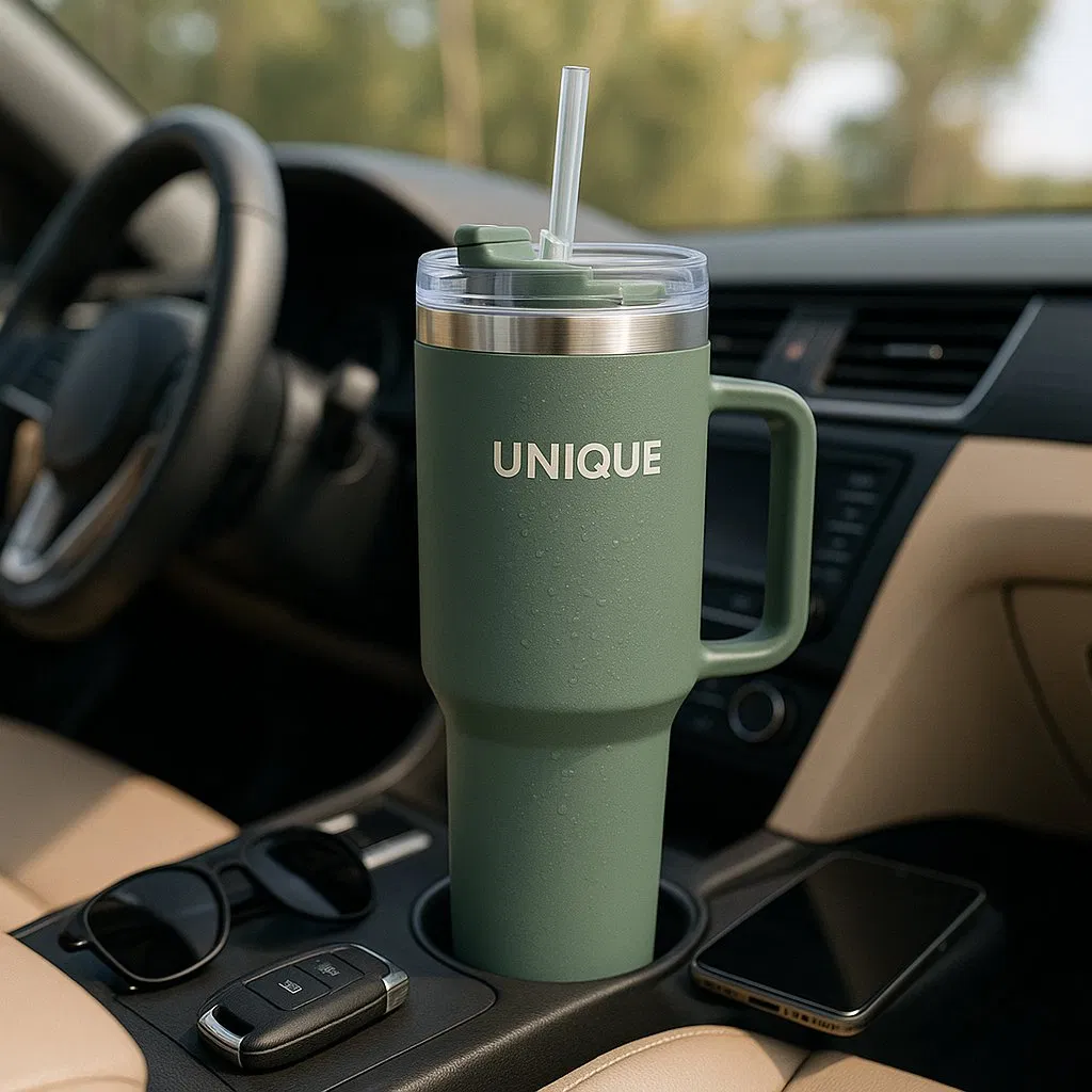 Термокружка 40 унций с ручкой, нержавеющая сталь