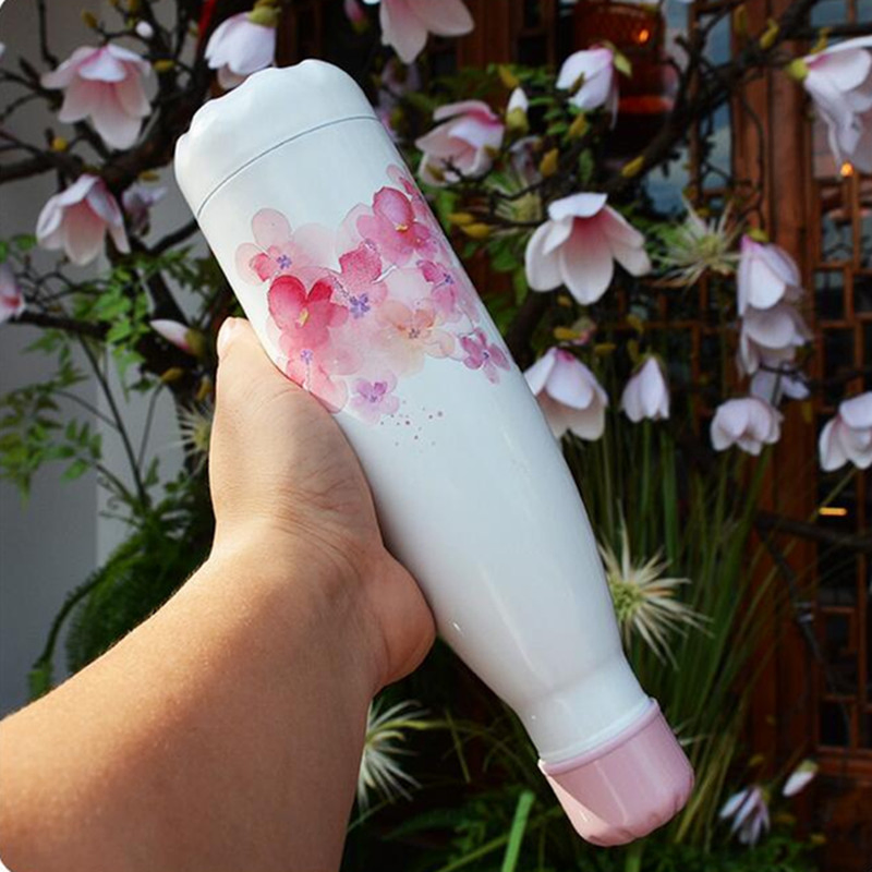 Термобутылка для спорта Lovely Cherry Blossoms, 500 мл