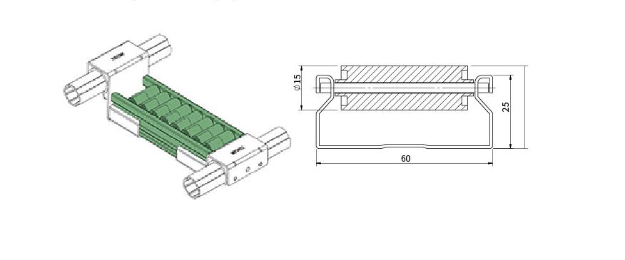 Roller Track Joint for Producting Line/Roller Track /Pipe Fitting