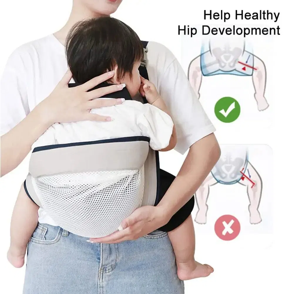 Baby Sling Backpack Adjustable Baby Carrier in Breathable Cotton