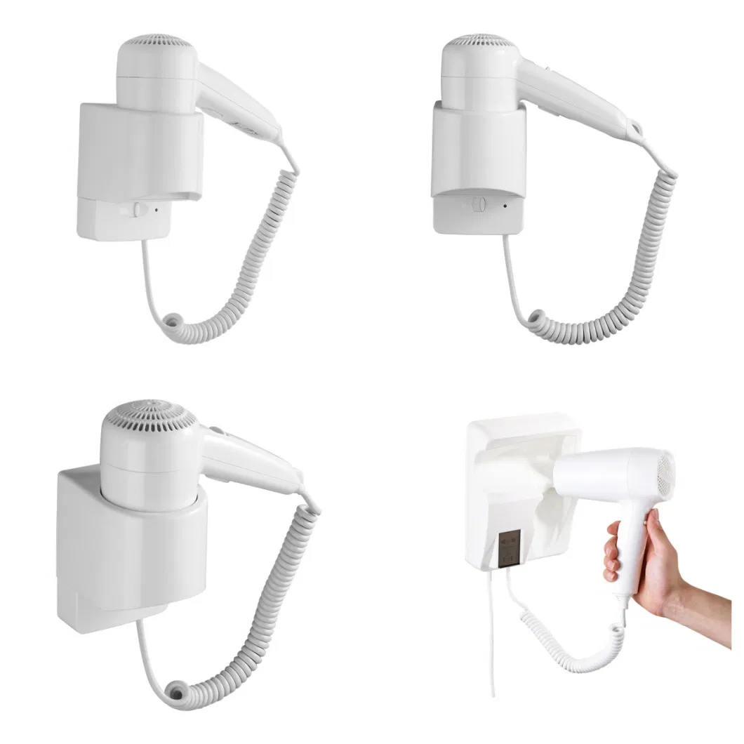 Compact Travel Hair Dryer for Commercial Bathroom Use