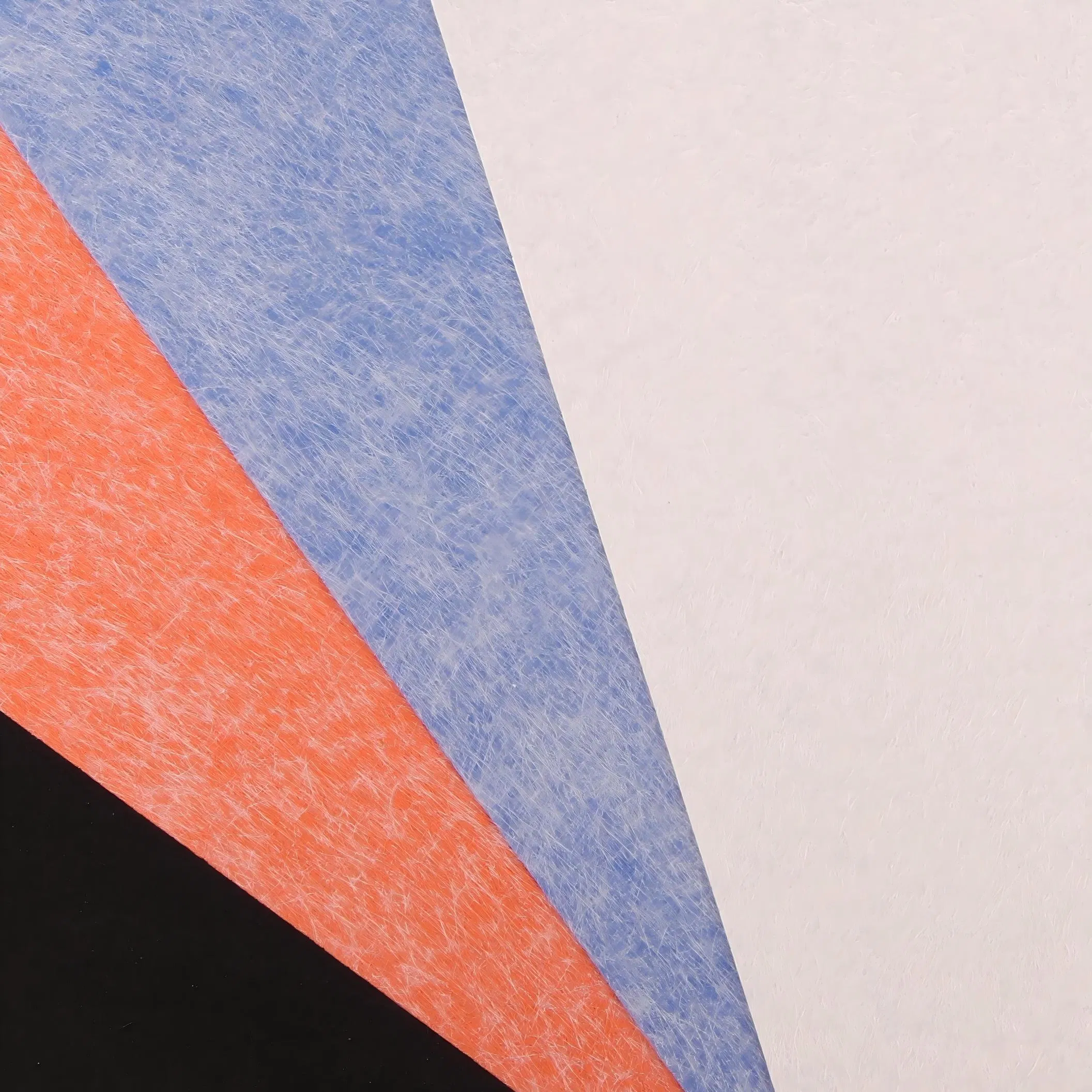 Colorful Fiberglass Coated Felt Glass Fiber Mat for Decorative Gypsum Walls