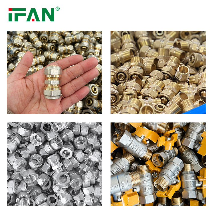 Ifan DIN 8074/8075 16mm 20mm 25mm 32mm Coupling Pex Compression Fittings