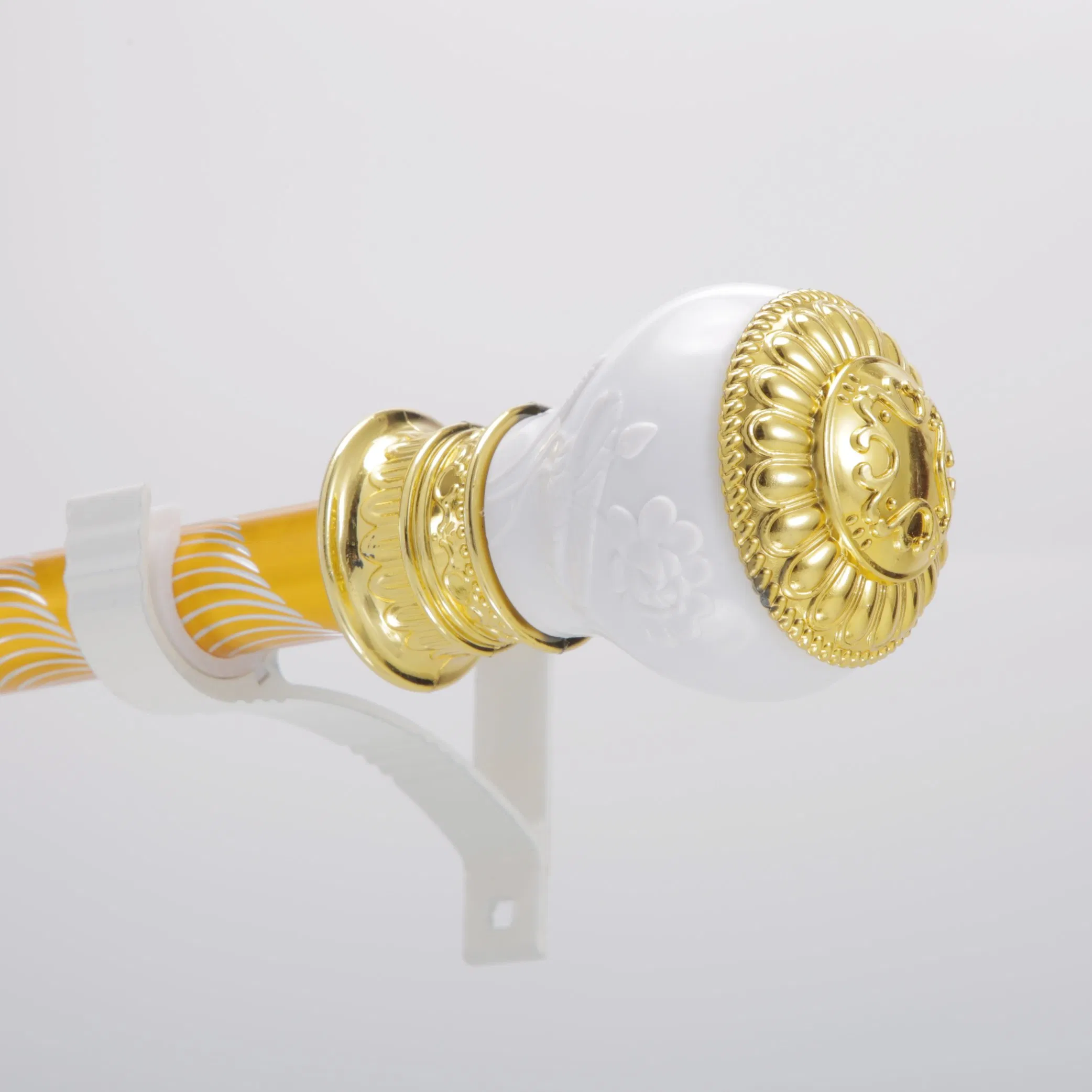 Customized Home Decoration Double Single Curtain Pole Adjustable Curtain Rod Set Curtain Poles Accessories
