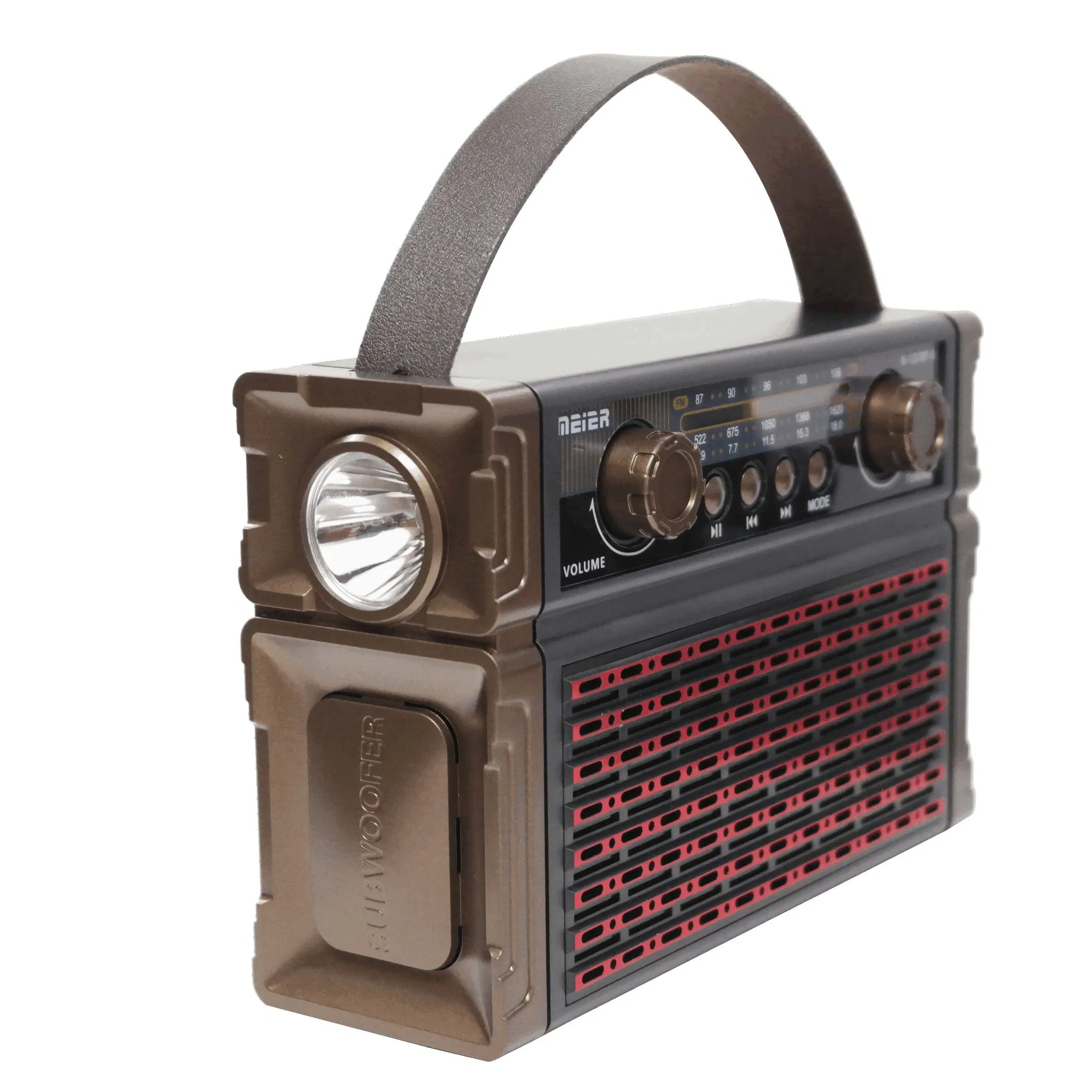 Радио Meier M-1237BTS с фонариком, MP3 и Bluetooth