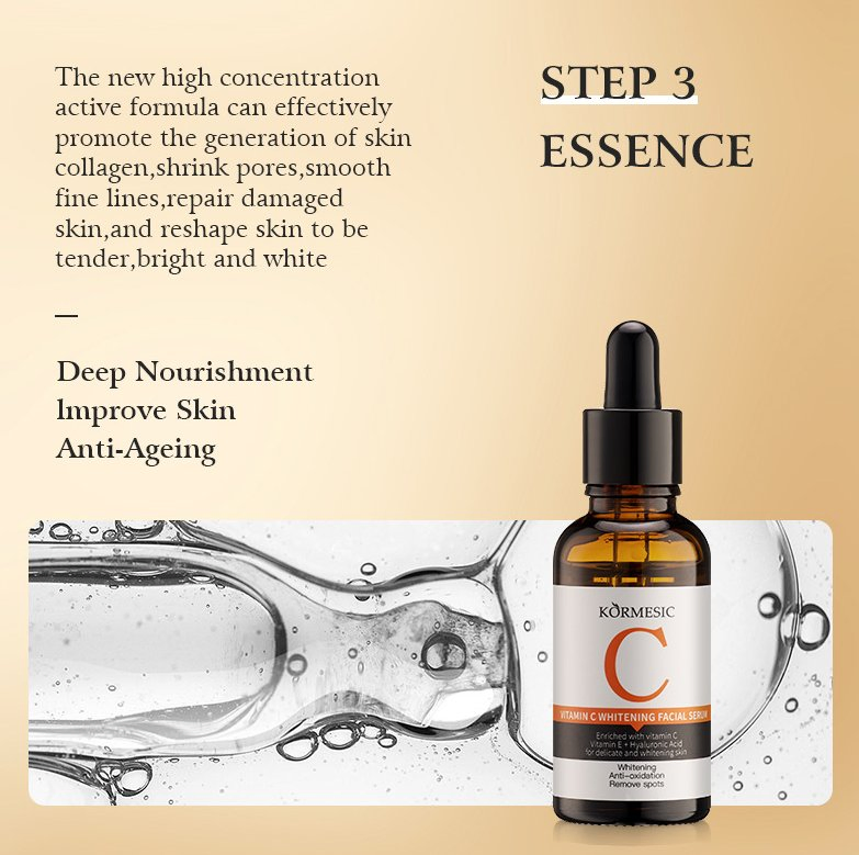 Online Wholesale and Retail Face Whitening Dark Spot Remover Vc Brightening Facial Revitalizing Skincare Kit Vitamin C Skin Care Set for Women