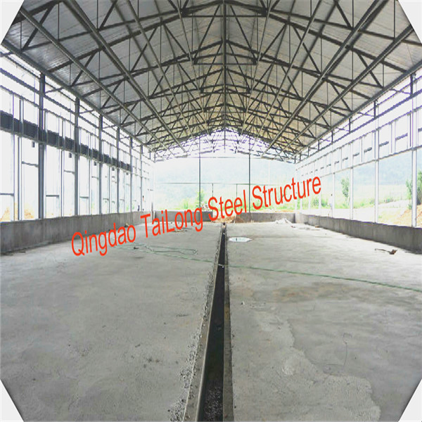 Prefabricated Steel Frame Structure Prefab Chicken House in Poultry Farms