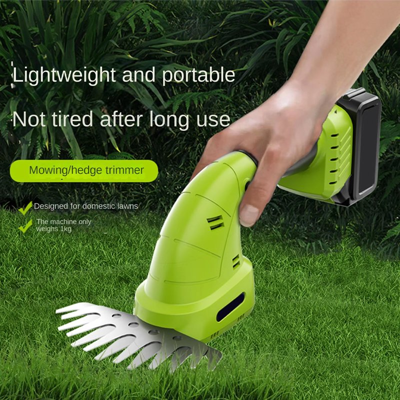 Lightweight Rechargeable Pruning Shears Hedge Trimmer for Home Garden Use