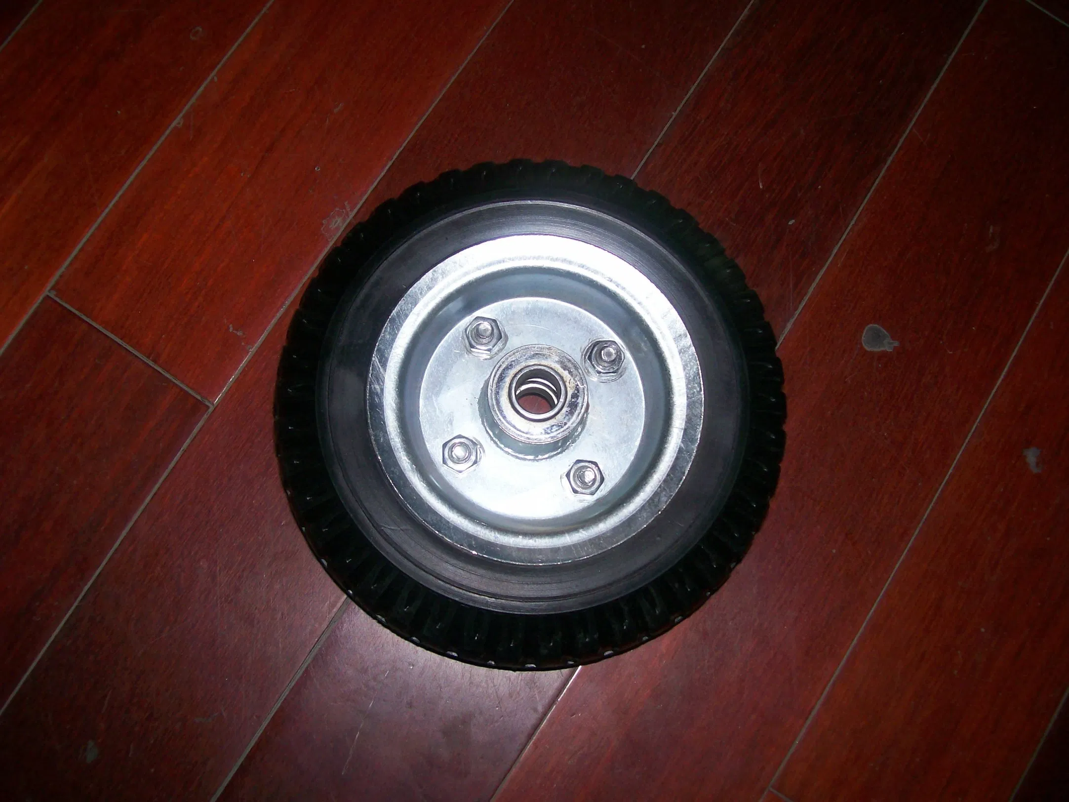 Hot Sale Popular Product High Load Capacity Durable Rubber Powder Solid Rubber Wheel (2.50-4)