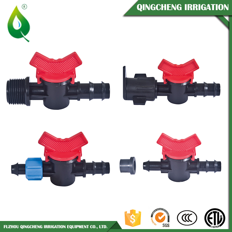 Watering Drainage Mini Irrigation Thread-Barb Valve