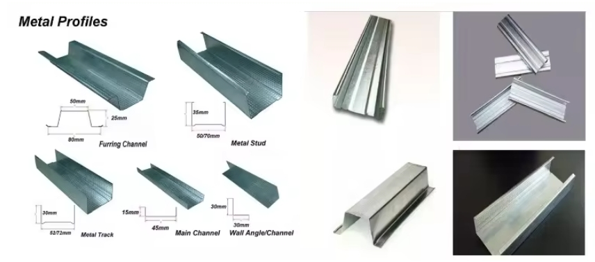 High Speed Colour Steel Stud Light Fully Automatic Keel Roll Forming Making Machine with Punching Device
