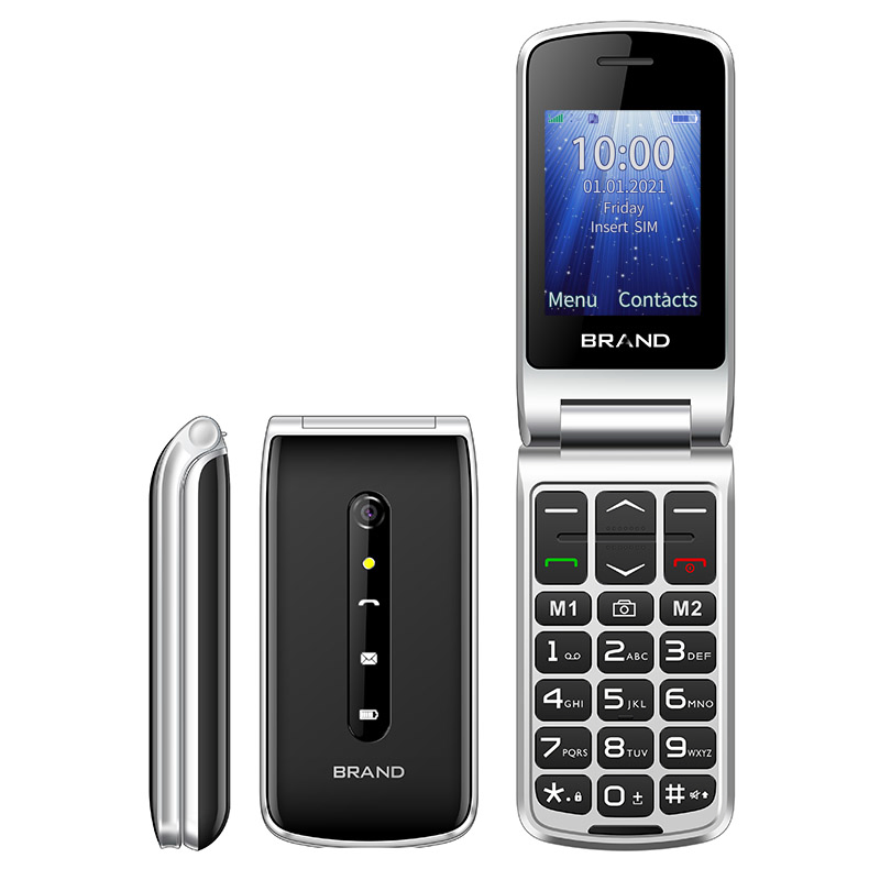 Кнопочный телефон UNIWA F247L с 4G, двумя SIM и большими кнопками