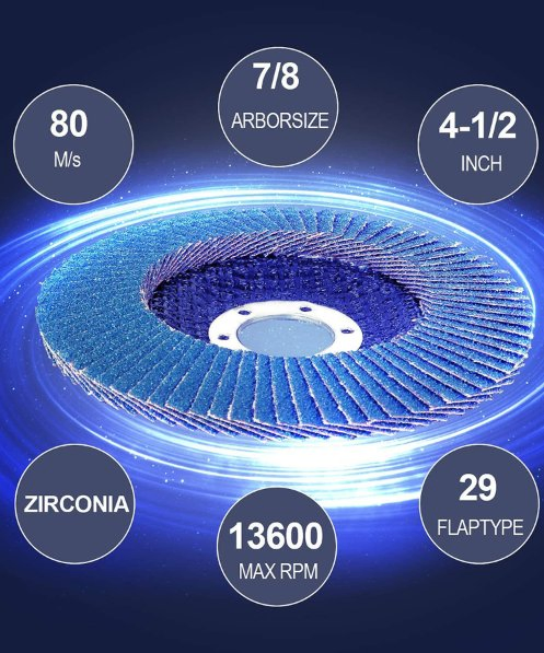 Лепестковый шлифовальный диск 225мм для гипсокартона