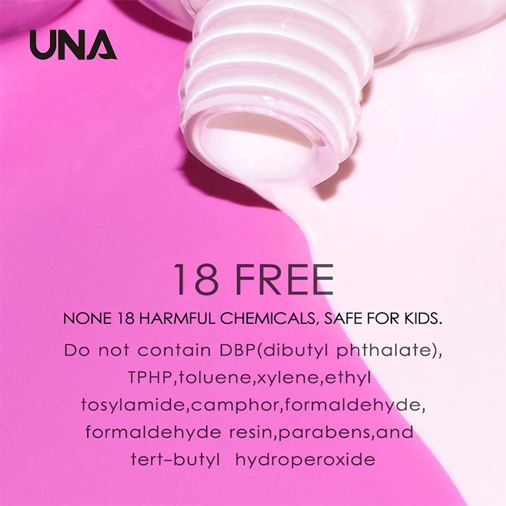 Peel off Water Based Halal Nail Polish Breathable Organic Ingredients Muslin Nail Polish Customized for Kids DIY