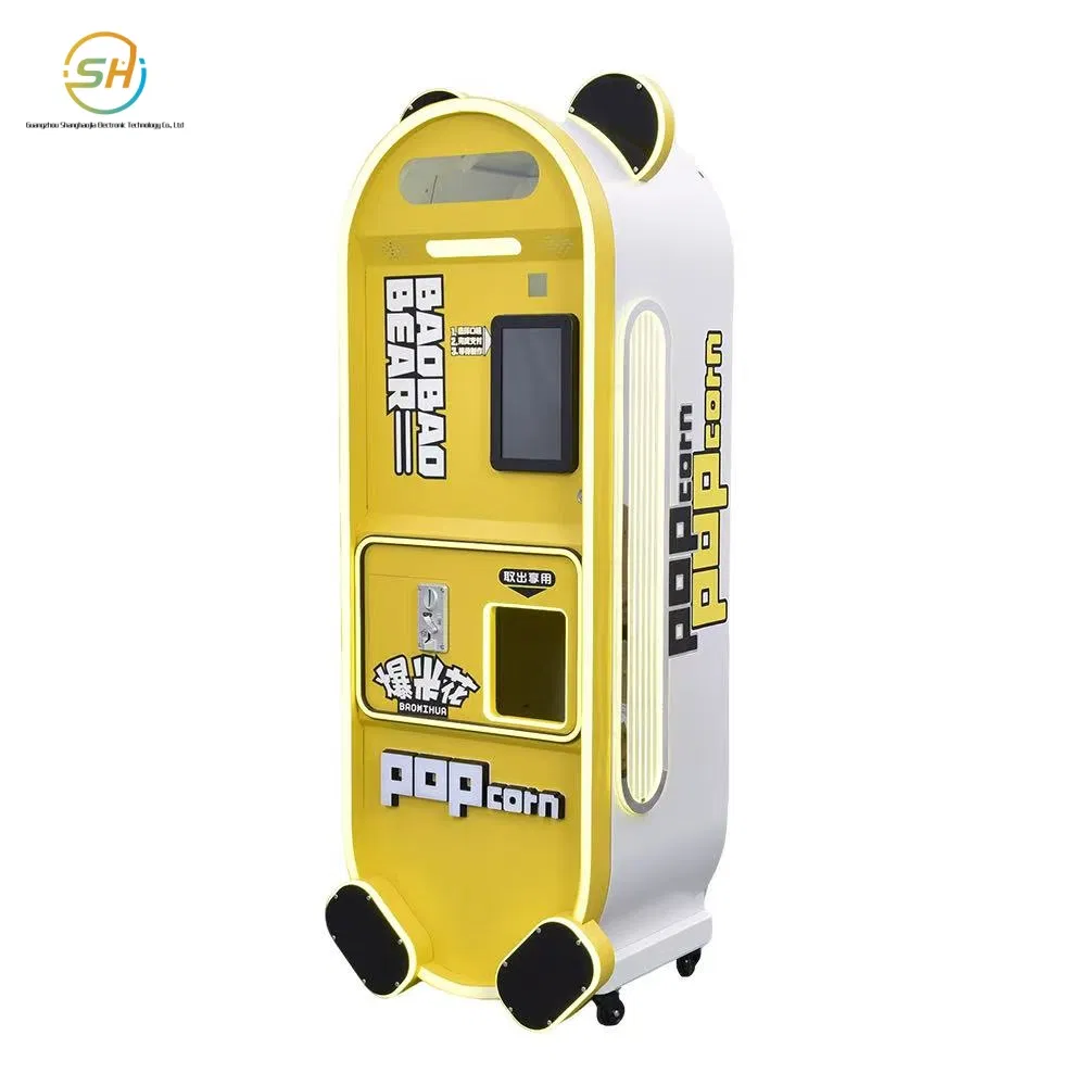 24-Hour Automatic Unmanned Popcorn Vending Machine for Fresh Snacks Dispenser Vending Machines