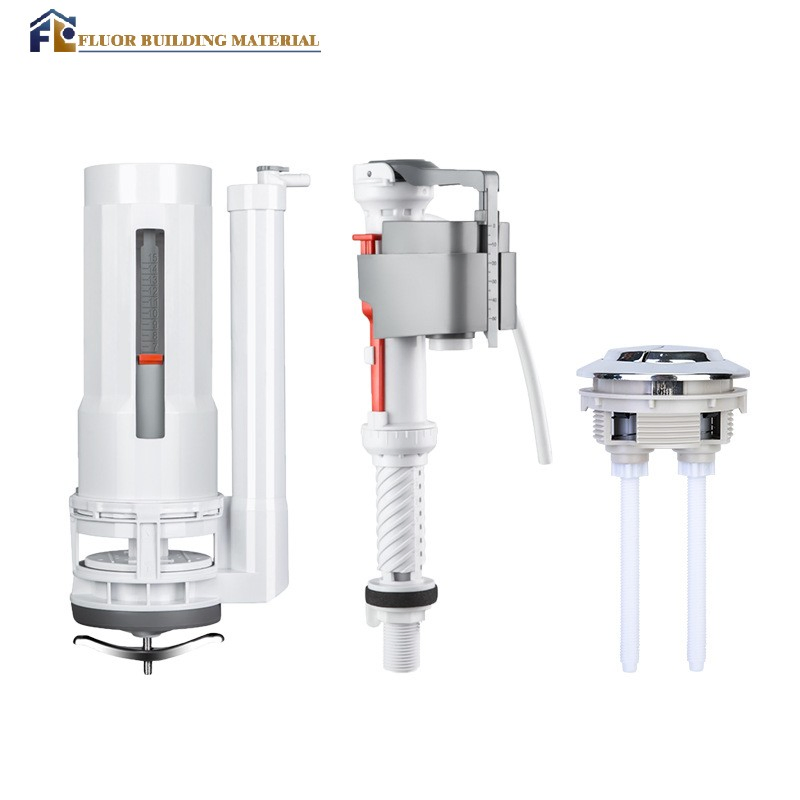 Water-Saving Toilet Cistern Fill and Outlet Flush Valve Fitting Water Tank Accessories