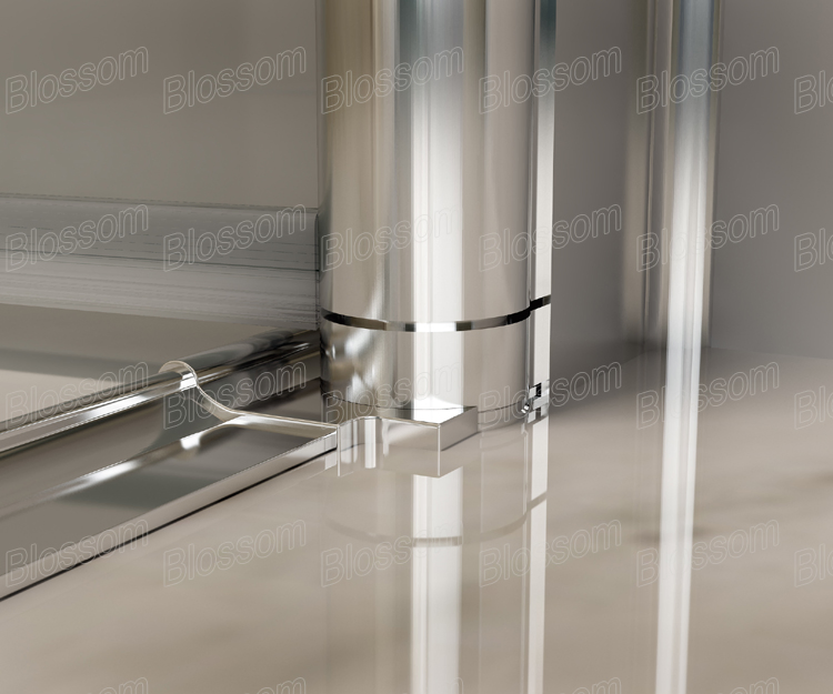 Germany Folding Frameless 6mm Glass Shower Door for The Bathroom