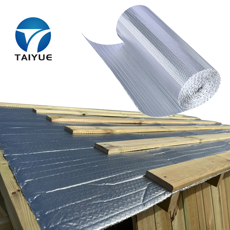 Double Bubble Aluminum Foil Heat Fireproof Insulation for Building Material