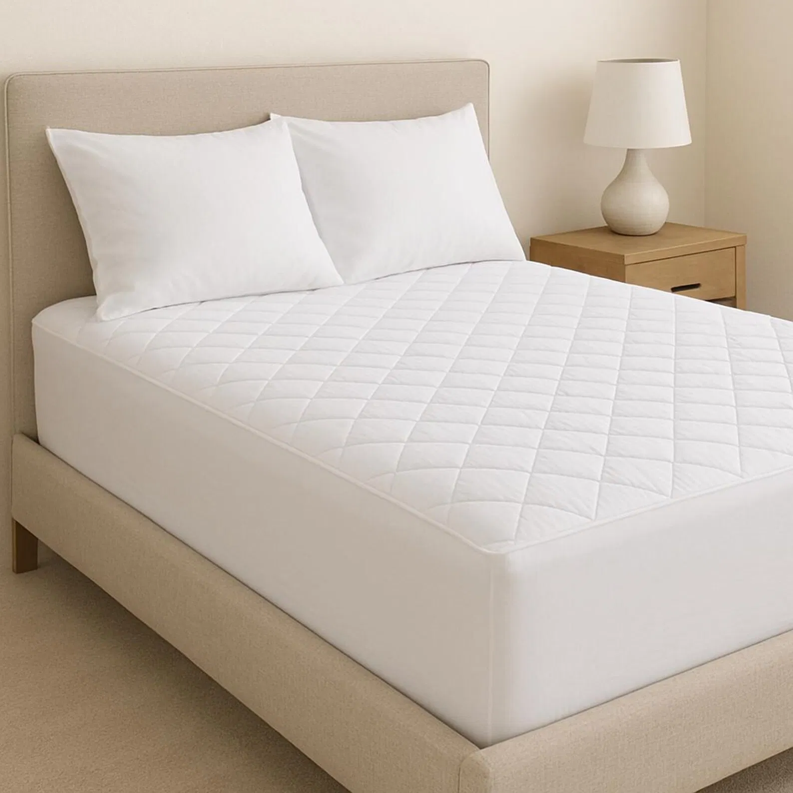 Cheap Price, Factory, Waterproof Quilted Mattress Protector Mattress Cover