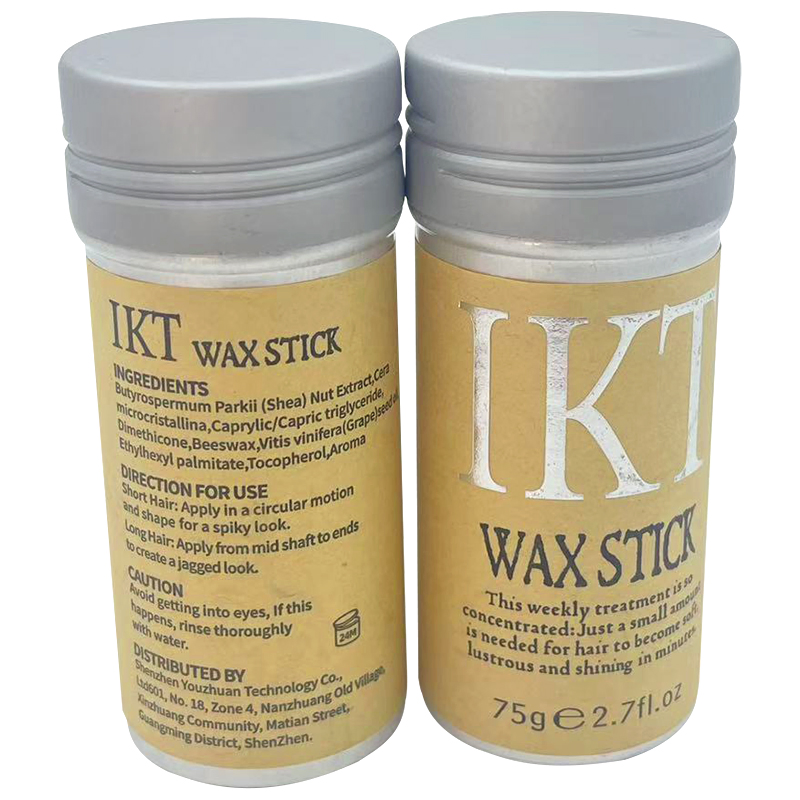 Portable Solid Styling Strong Hold Slick Long Lasting Ikt Hair Wax Stick