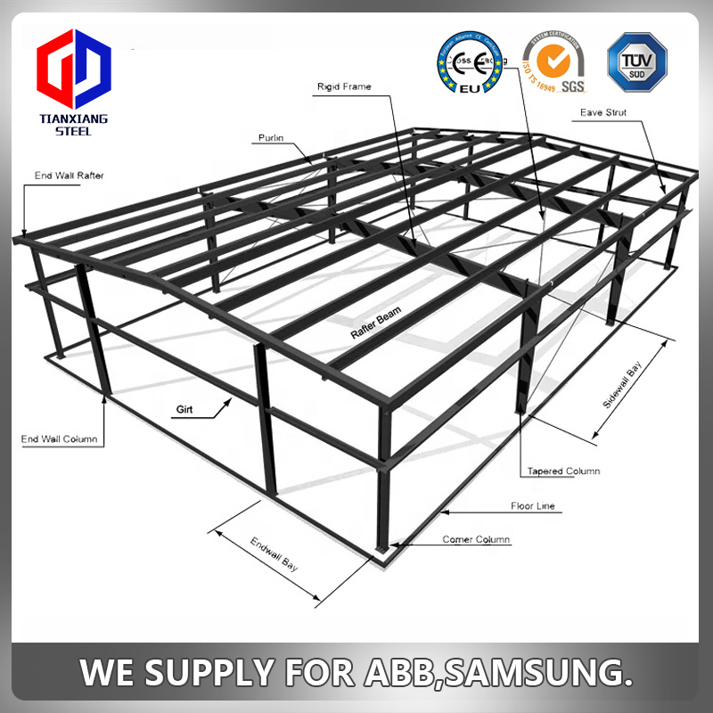 Warehouse Building Materials, Multi-Story Steel Structure Warehouse, Welded Steel Structure