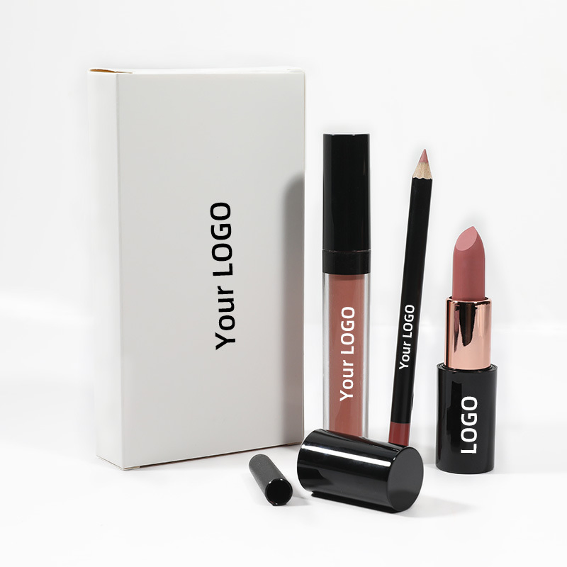 Matte Cosmetics Makeup Cruelty Free Private Label Liner Liquid Lipstick Kit
