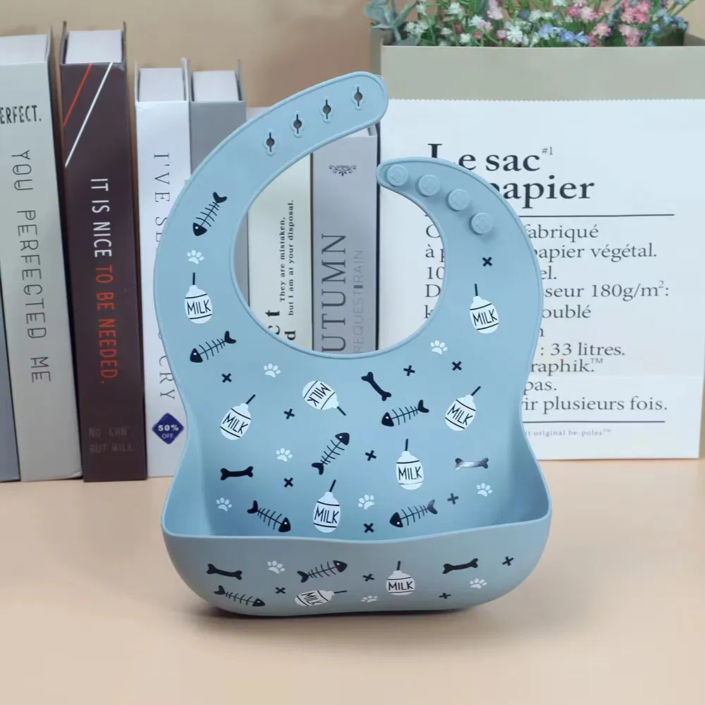 Silicone Manufacturer Bib for Feeding Eating Weaning