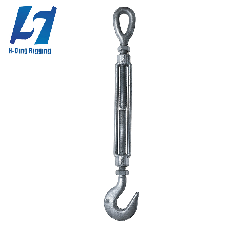 Jaw & Jaw/Eye & Eye/Jaw & Eye /Hook Forged Carbon Steel Zinc Plated Electro Galvanized DIN1480 Us Type Turnbuckle