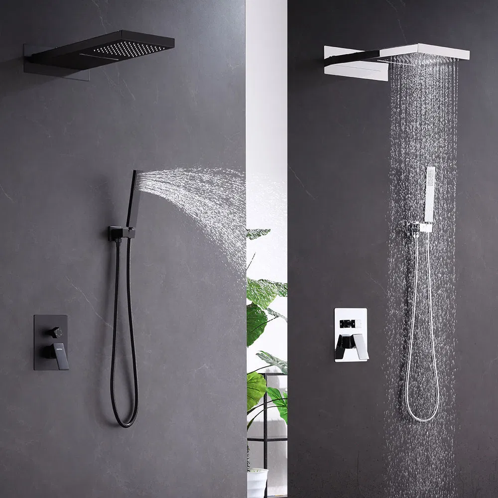 Fashion Style Waterfall Concealed Shower Set