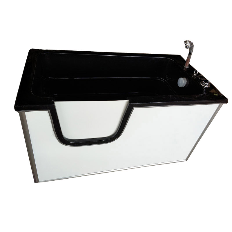 Ванна для груминга собак с дверцей, акриловая