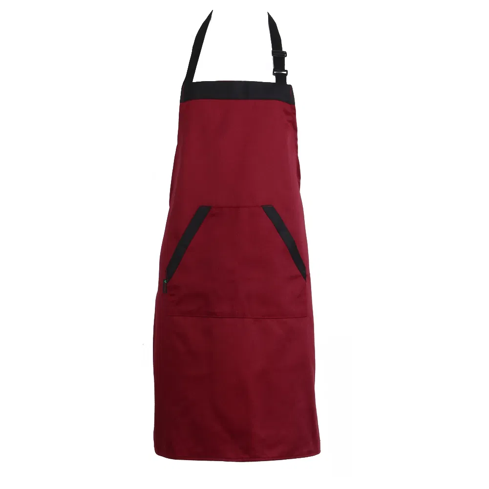 Custom Kitchen Apron Women Hanging Neck Canvas Waterproof Apron