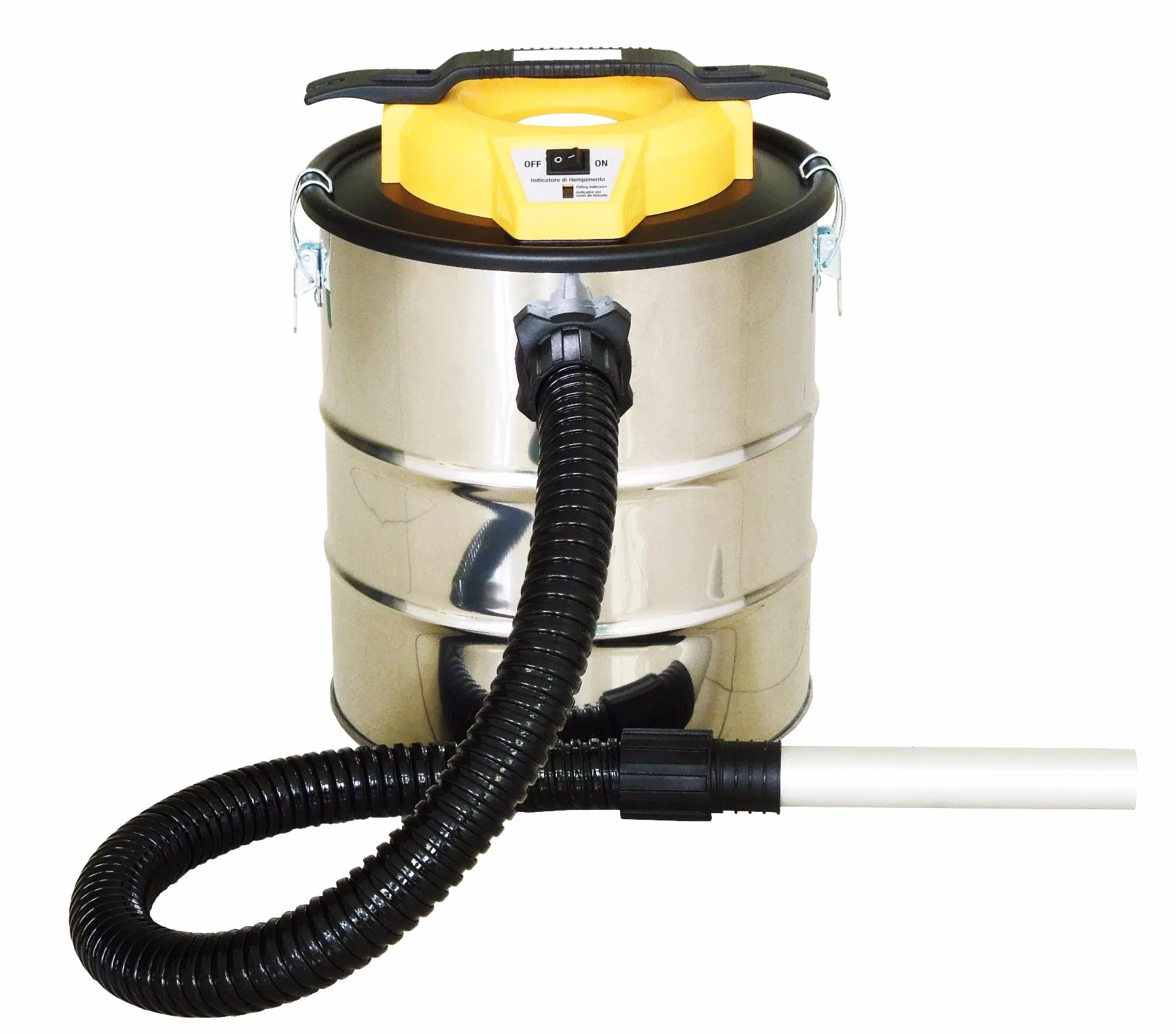 401-12/15/18/20/23L Electric Dust Fireplace Ash BBQ Ash Vacuum Cleaner with Filling Indicator with or Without Wheelbase