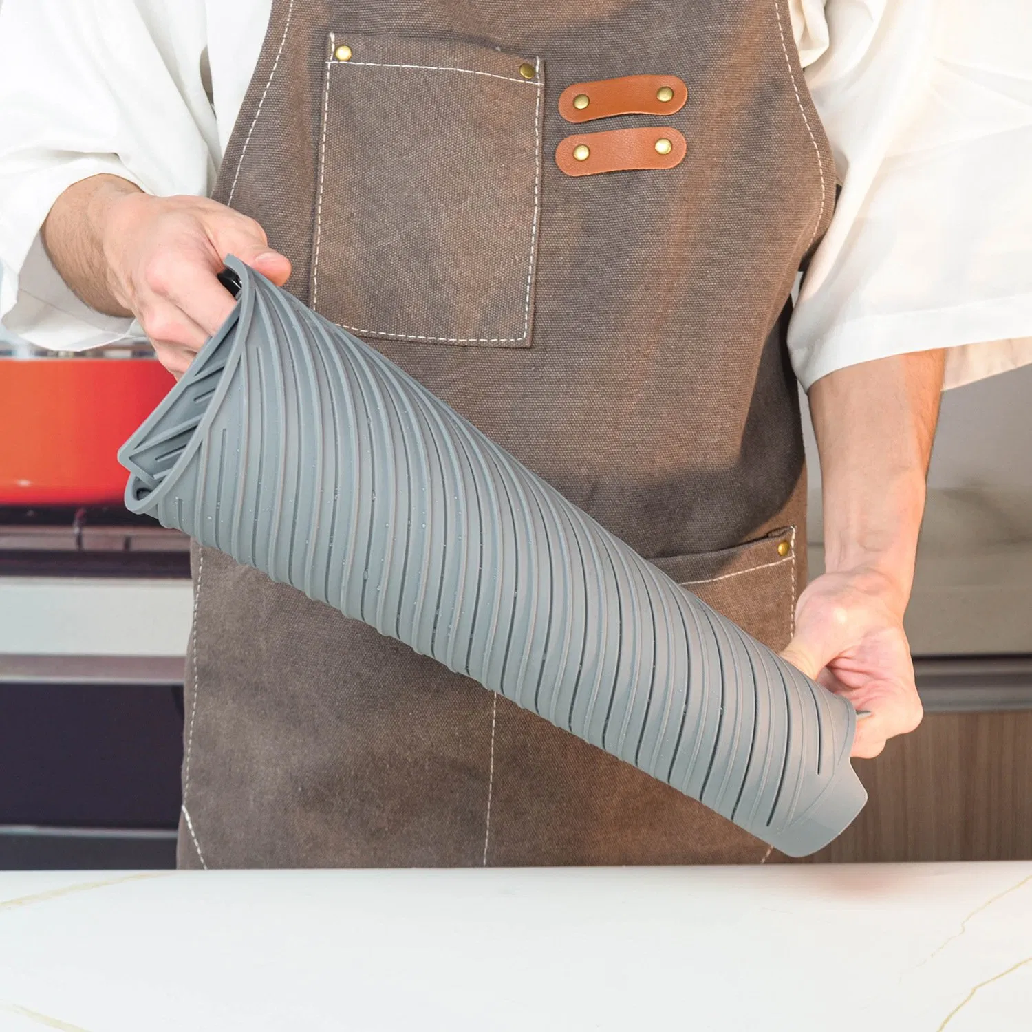 Силиконовый коврик для раковины, нескользящий, многоразовый