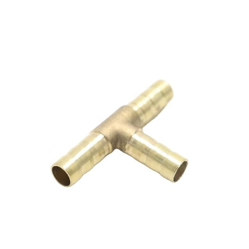 Full Casting Brass Fittings for Pipe Connect Hose Barb Fittings 3-Way & Cross General Usage