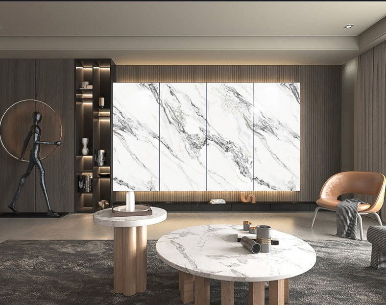 Eco-Friendly Plastic Marble Wall Paneling Sheet High Glossy UV Coating Decorative PVC Wall Panels