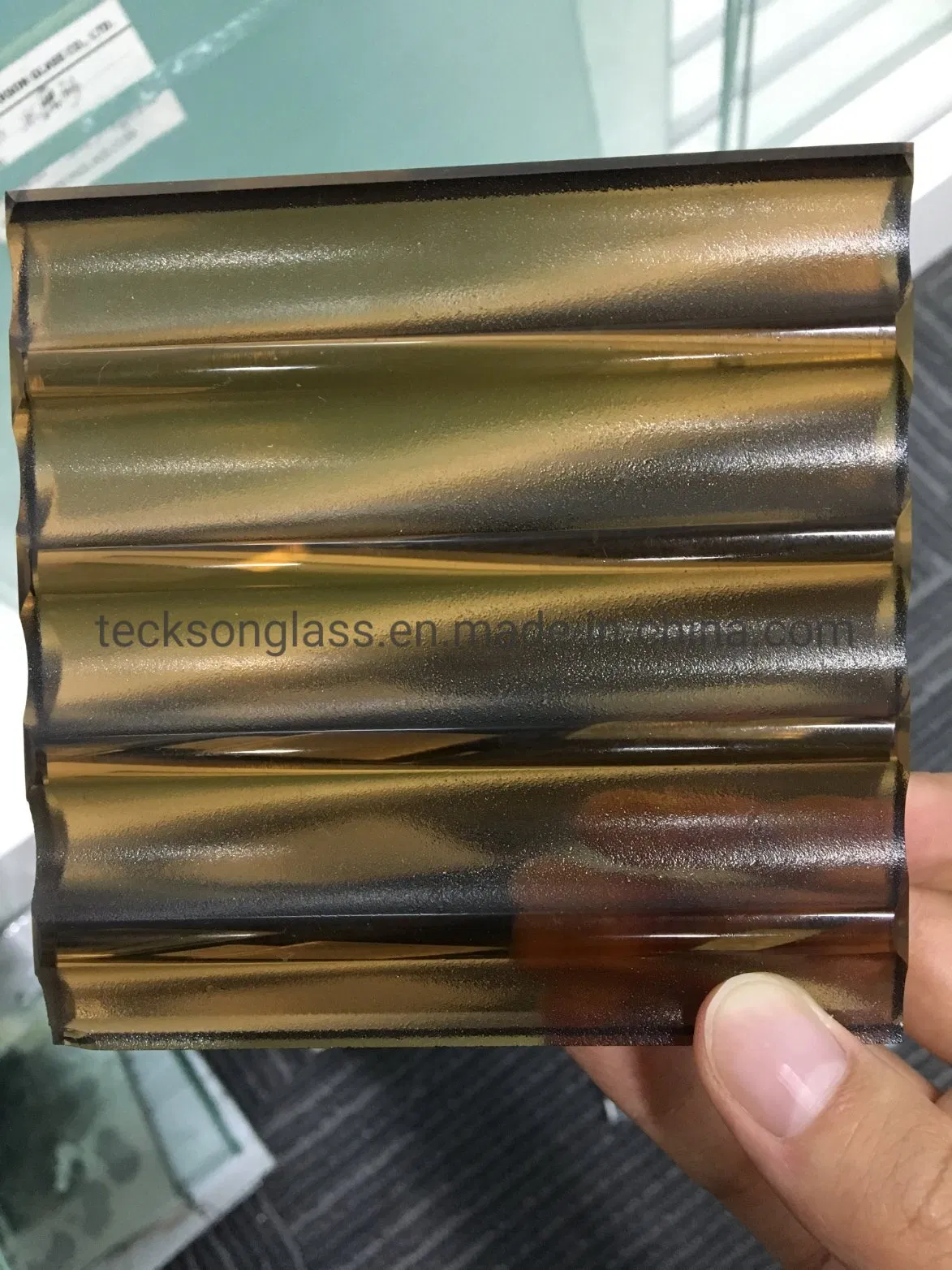 Decorative Clear Temperable Hot Melt Glass/Ssgging Glass