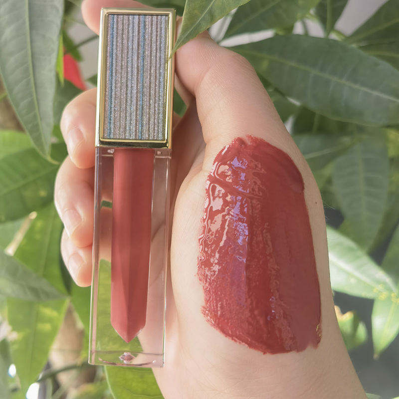 Wholesale Lipgloss Vendors Private Label Luxury Square Tube Shiny Glossy Moisture Nude Clear Lip Gloss