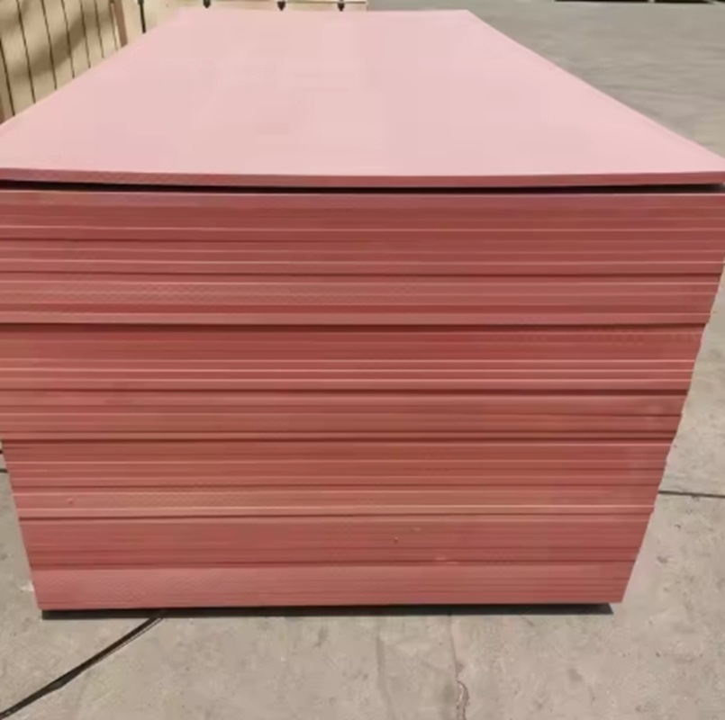 B1 Fireproof MDF Medium Density Fiberboard Solid Color Red Melamine Veneer MDF