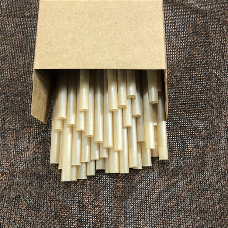 PLA Eco-Friendly Biodegradable Sugarcane Residue-Made Straws, Custom Processed and Manufactured with Polylactic Acid Disposable Straws