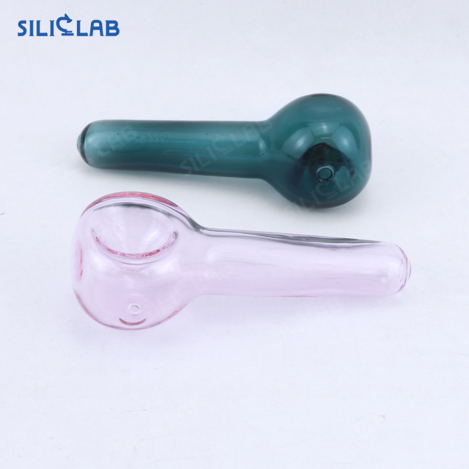 China Wholesale Handmade Straight Crystal Glass Tobacco Smoking Pipe