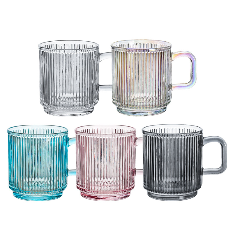 Стеклянная кофейная кружка 400 мл с бамбуковой крышкой