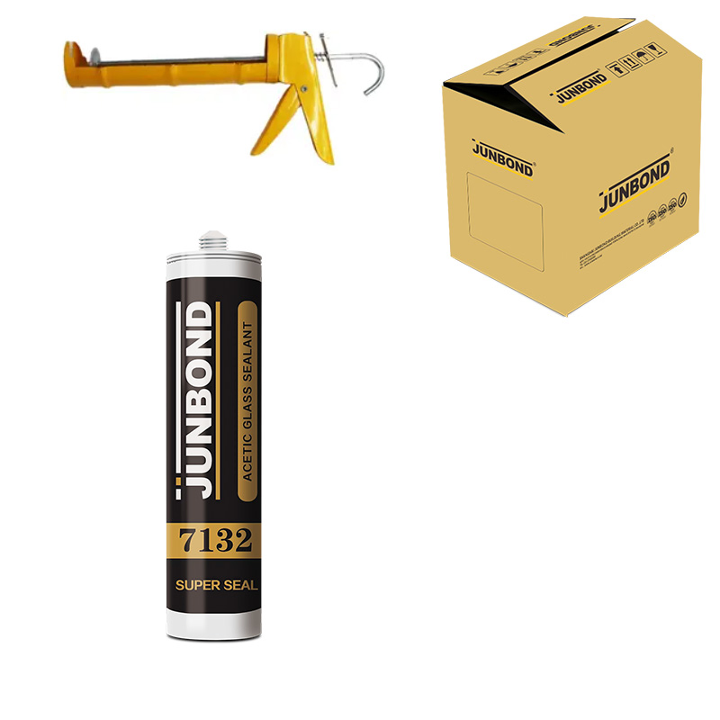 RTV Adhesive Good Weather Resistance Acetic Transparent Silicone Sealant for Glass Window