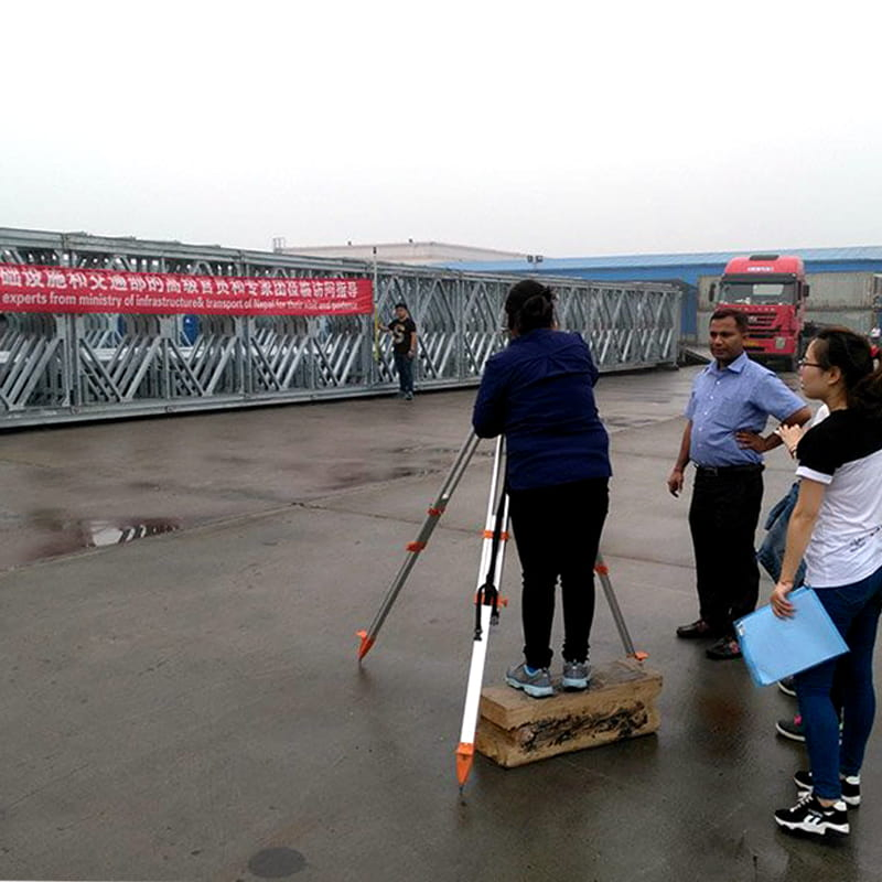 Affordable Foldable Bailey Steel Bridge Components for Easy Transport