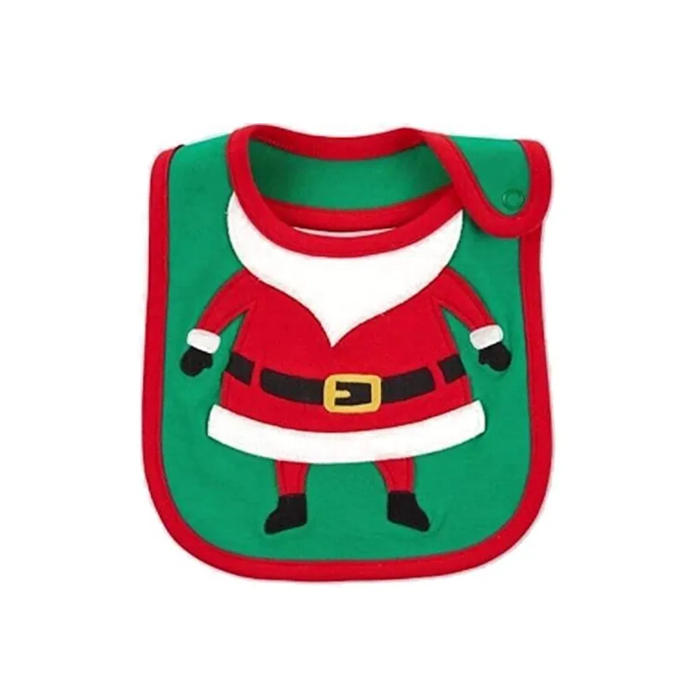 First Christmas Baby Gifts 4PCS Different Pattern Waterproof Bibs