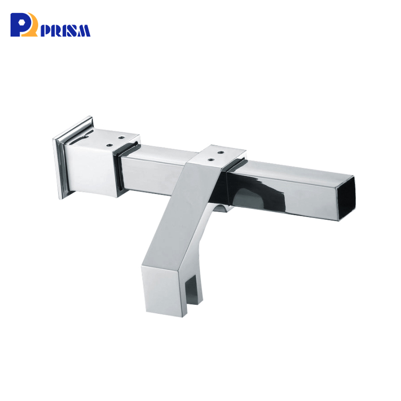 Curved Beauty Brass Glass Support Rod for Shower Room