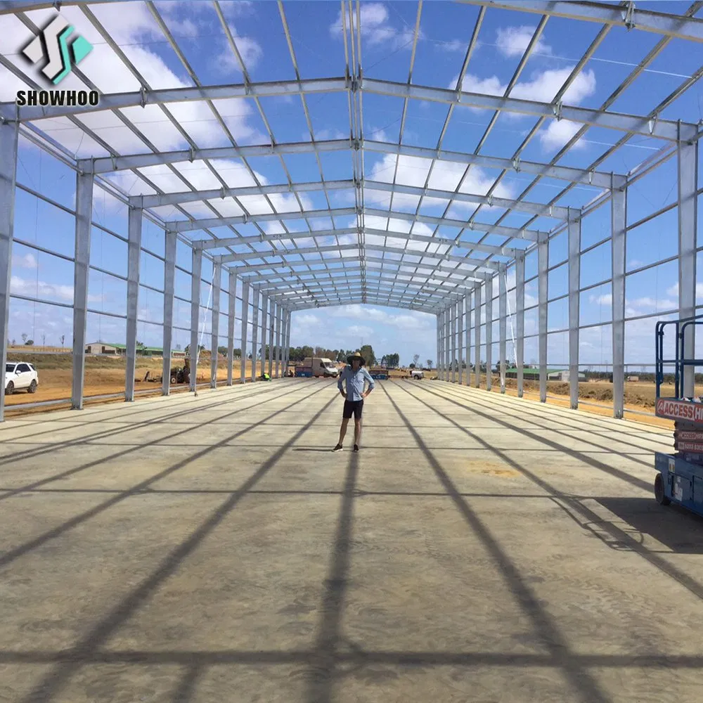 Low Cost Frame Steel Trusses Structure Shed Building Prefabricated Warehouse Prefab Garage Storage Office Hotel