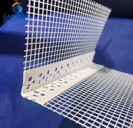 PVC Corner with Fiberglass Mesh PVC Corner Bead with Mesh From Direct Factory