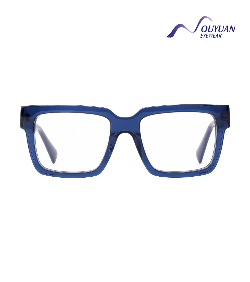 New Italy Design Square Shape High Quality Acetate Handmade Optical Eyewear
